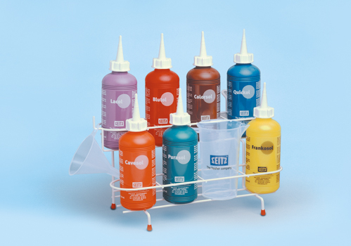 900506 FL á 1 290 ML Träger, Düsen, Blutol, Colorsol, Cavesol, Frankoso
