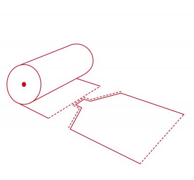LDPE Abrissf.|600x1200/15/750Abr ECOSET 2 Rollen pro Paket